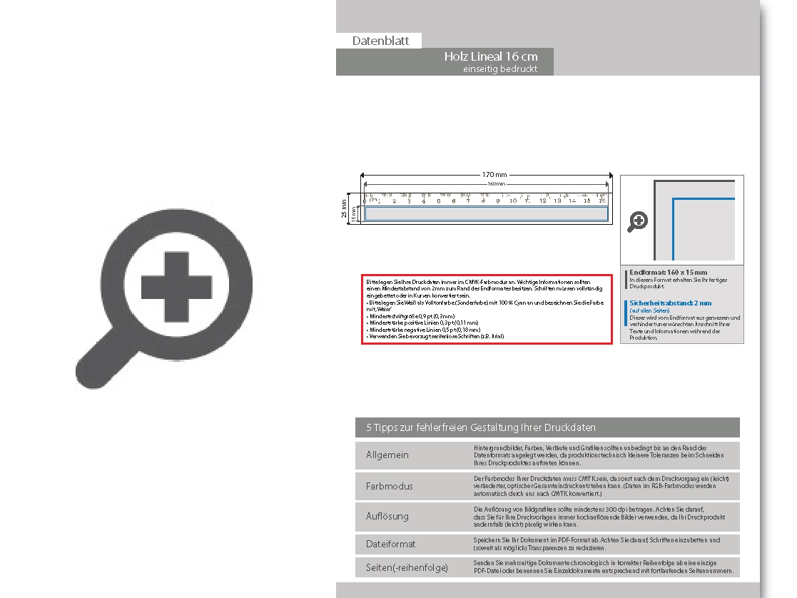 Product Bild hochwertiges_holz_lineal_16cm__4-farbig__einseitig_bedruckt